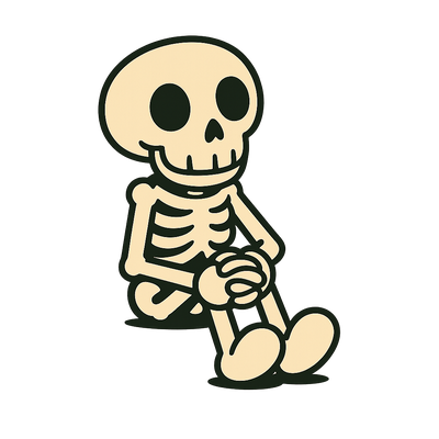 Cal the skeleton mascot
